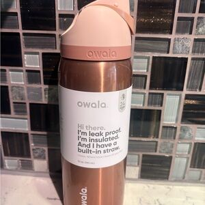 Owala Rose Gold Insulated Water Bottle